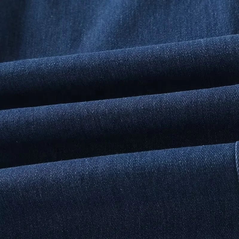 New product niche design comfortable long sleeved denim jacket fashionable simple loose pants set