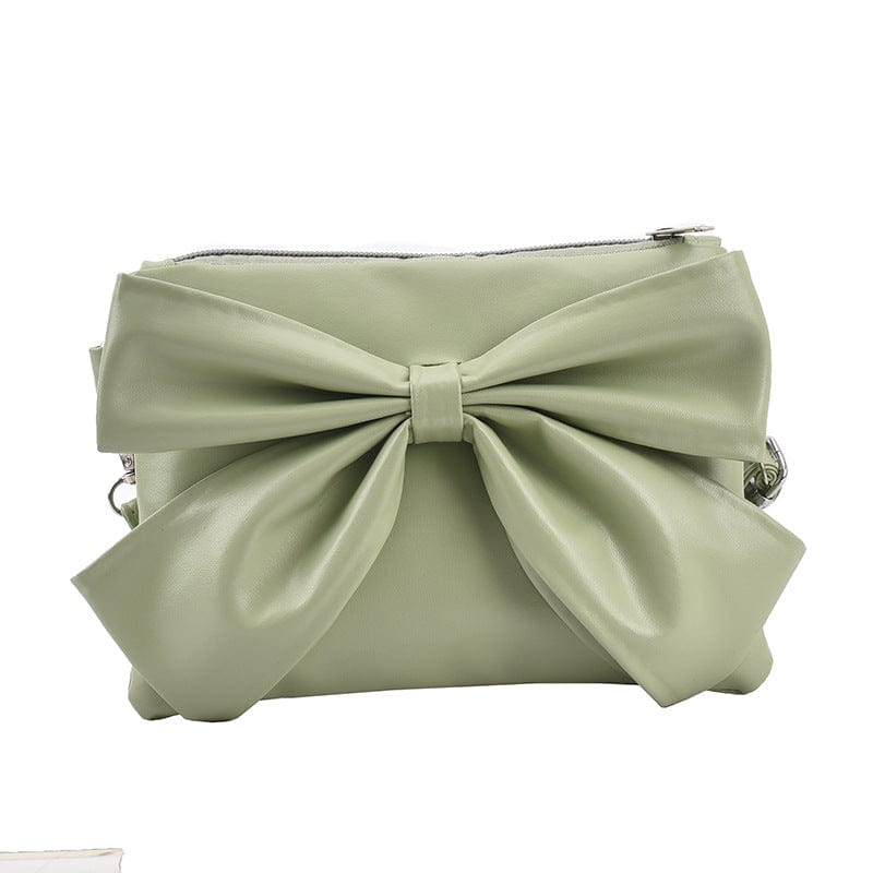 new style female custom bownot personality one shoulder messenger mini bags women soild color handbags