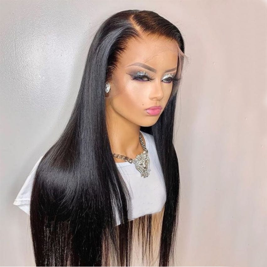 New Style Human Hair Lace Wigs Vendors Wholesale Cheap Brazilian Raw Virgin Hair 13X4 Swiss Lace Frontal Wigs For Black Women