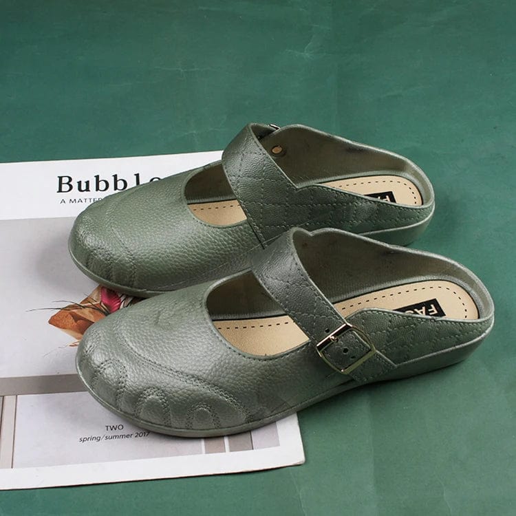 New Style Sandals Light Weight PVC Women's Low Heel Sandals Flat Shoes Women Slippers