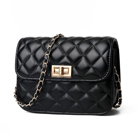 New style small fragrance women's bag all-match rhombus chain embroidery thread one shoulder messenger small square bag mini bag