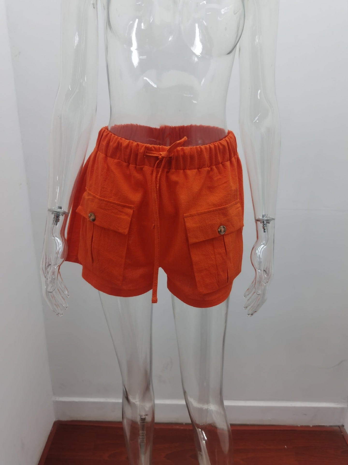 New Summer 2023 women clothes Plus Size Women's Shorts Summer Casual Shorts Pocket Loose Waist Shorts