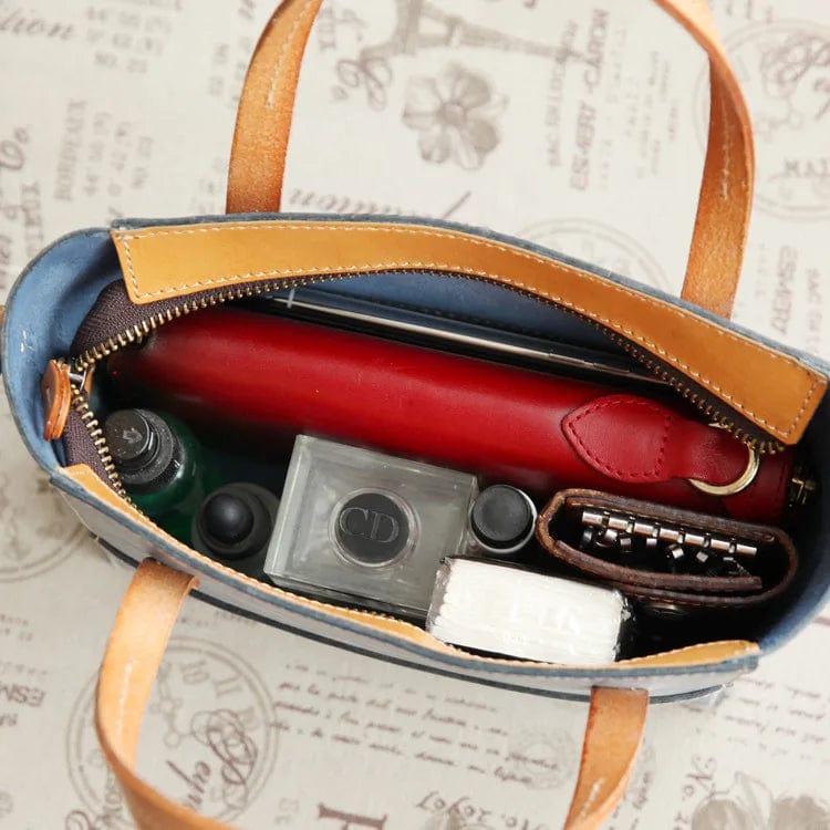 New Wholesale Hand-made Messenger Bag Vintage Genuine Cowhide Leather Messenger Bag For Women