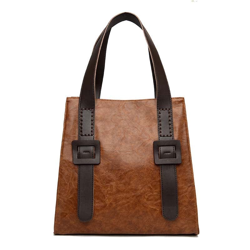 New women leather handbag retro vintage bag handbag high quality famous brand tote shoulder ladies hand bag