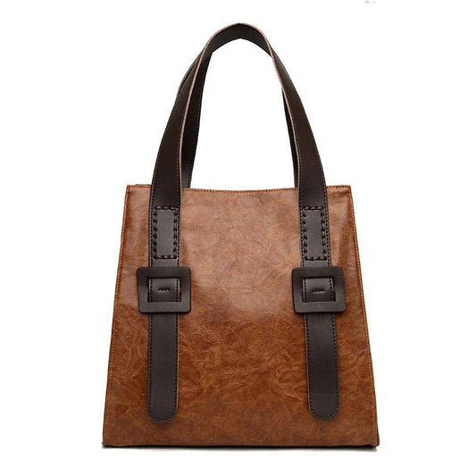 New women leather handbag retro vintage bag handbag high quality famous brand tote shoulder ladies hand bag