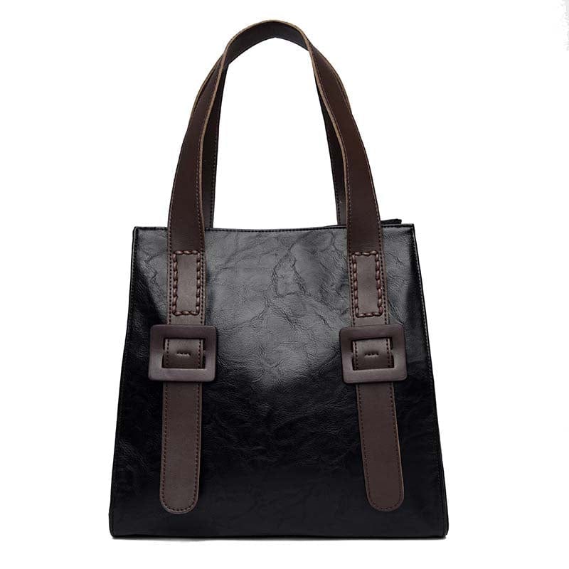 New women leather handbag retro vintage bag handbag high quality famous brand tote shoulder ladies hand bag