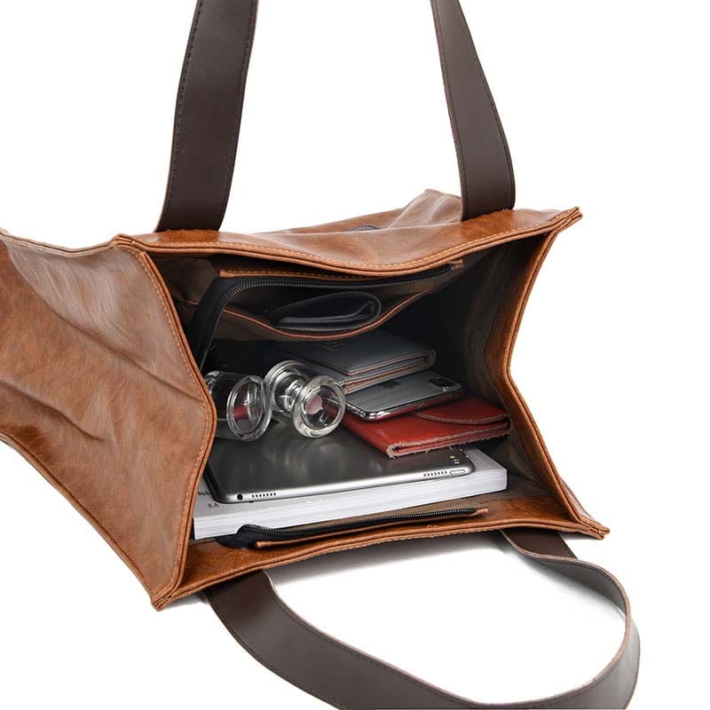 New women leather handbag retro vintage bag handbag high quality famous brand tote shoulder ladies hand bag
