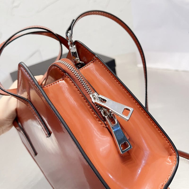 Newest famous brand cosmetic tote bags top quality genuine leather shoulder handbags for women