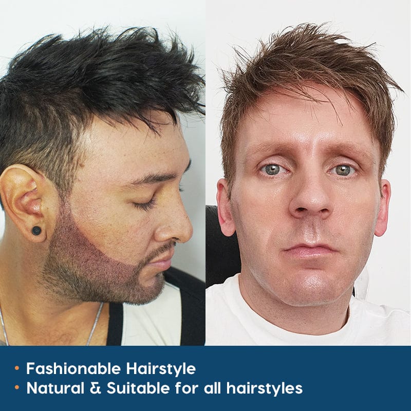 newtimeshair super thin skin human hair men toupee wig vendor for men hair systems prosthesis