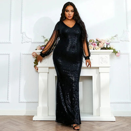 NOVANCE PLX047 New sexy solid slim long party plus size club dresses elegant casual dresses ladies elegant bridesmaid dresses