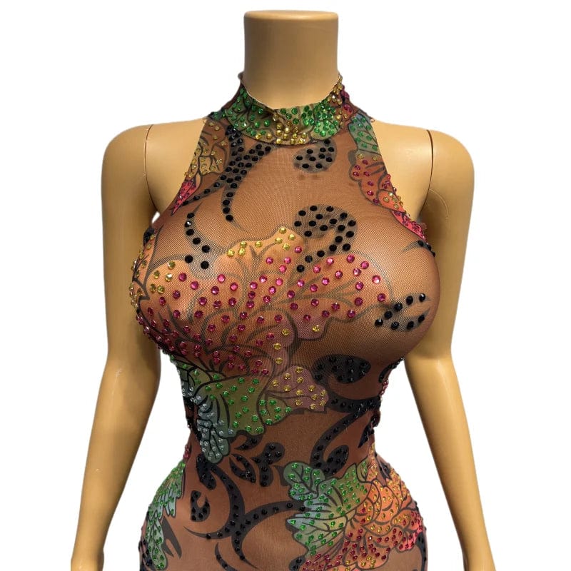 NOVANCE trending products 2023 new arrivals scoop neck shiny diamonds sexy rompers for women plus size jumpsuits for performance