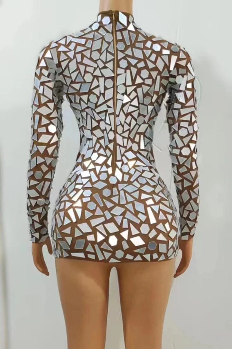 NOVANCE trending women clothing 2023 new arrivals women dress irregular sequins short hollow out bodycon dress with fast ship