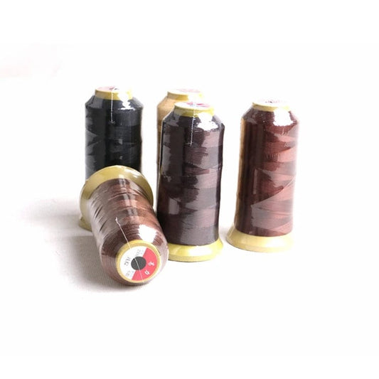 Nylon Sewing Threads Lines Wig Making Tools Hair Weaving Thread High Quality Black Brown Blonde Color 6 Strands 1 Roll / Lot