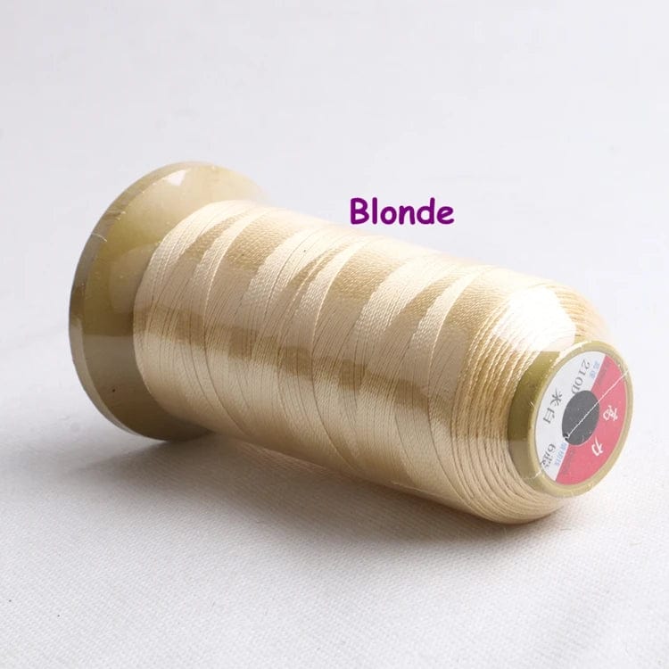 Nylon Sewing Threads Lines Wig Making Tools Hair Weaving Thread High Quality Black Brown Blonde Color 6 Strands 1 Roll / Lot