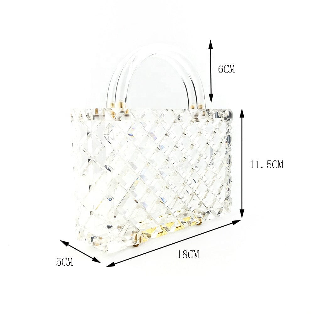 OC4188 Wholesale Online Shop acrylic bags clear