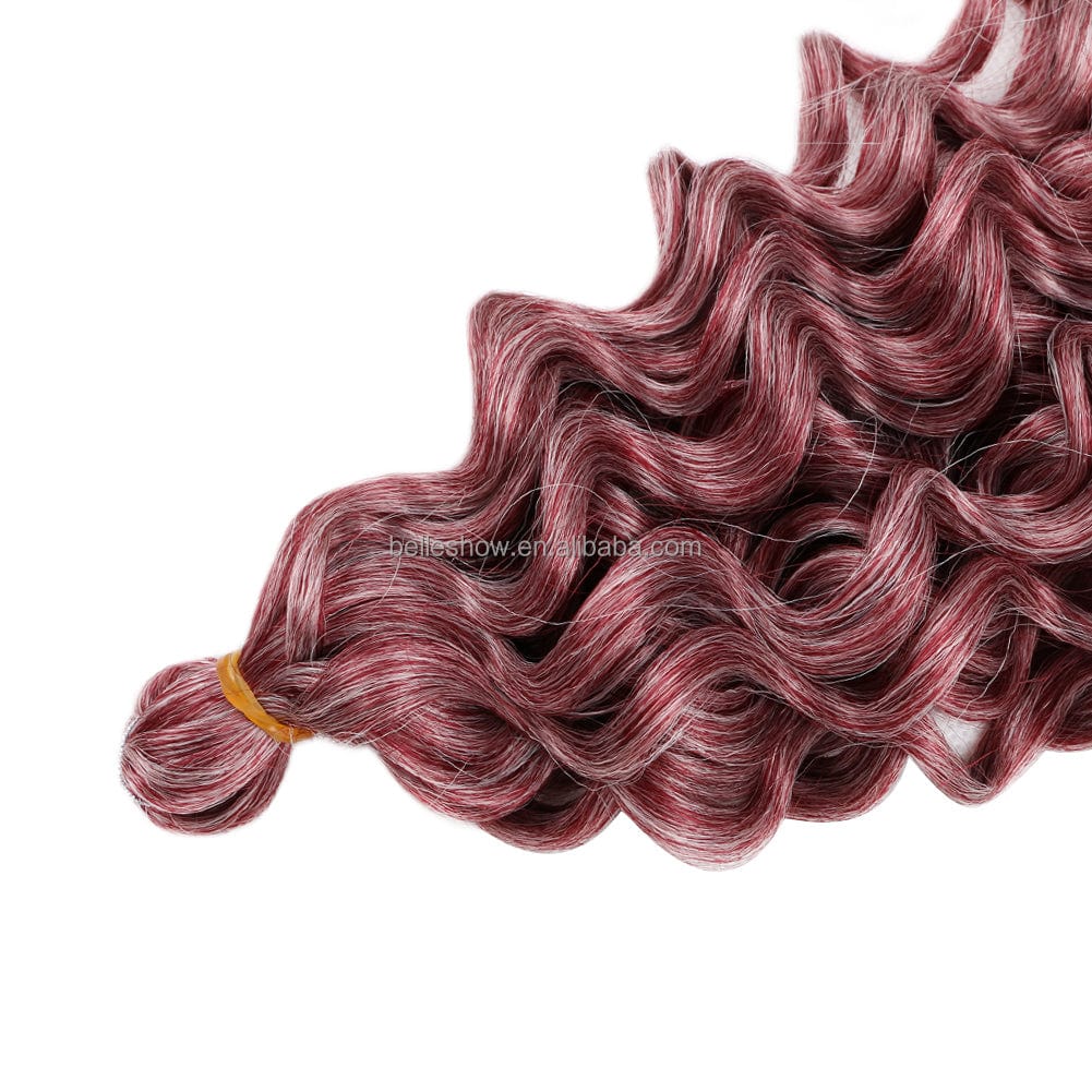 Ocean Wave Braiding Hair Extensions Crochet Braids Synthetic Hair Hawaii Afro Curl Ombre Curly Blonde Water Hawaii Curl Hair