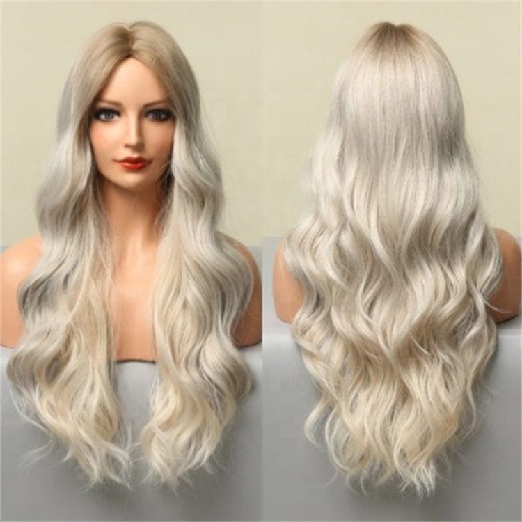 OEM/ODM Ginger Color Body Wave Natural Bleached Knots Invisible Swiss Lace Canadian Human Raw Hair 13*4 Lace Front Wig