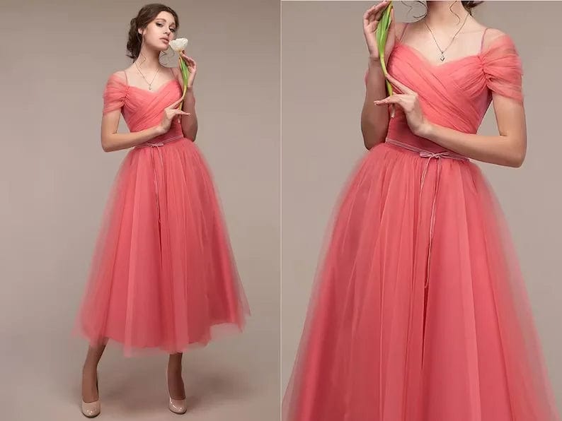 off the shoulder Pleats Chiffon Princess dress Tulle ball gown homecoming quinceaneras Sweetheart Prom Dresses party Evening rob