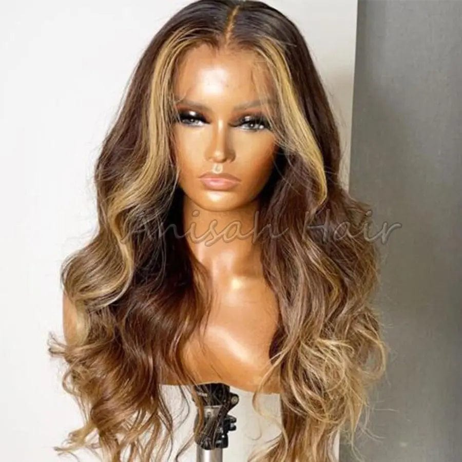 Ombre Blonde Highlights Color Natural Body Wave