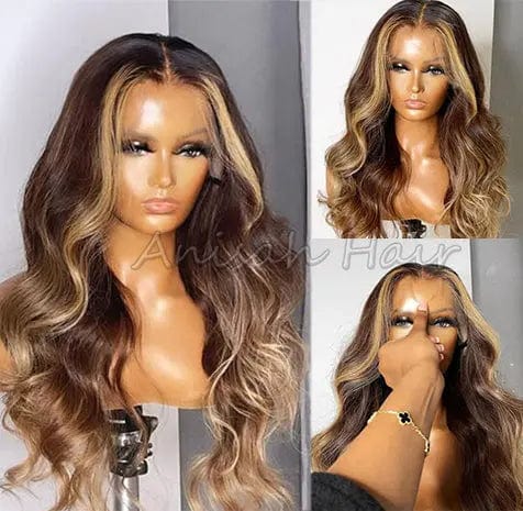 Ombre Blonde Highlights Color Natural Body Wave