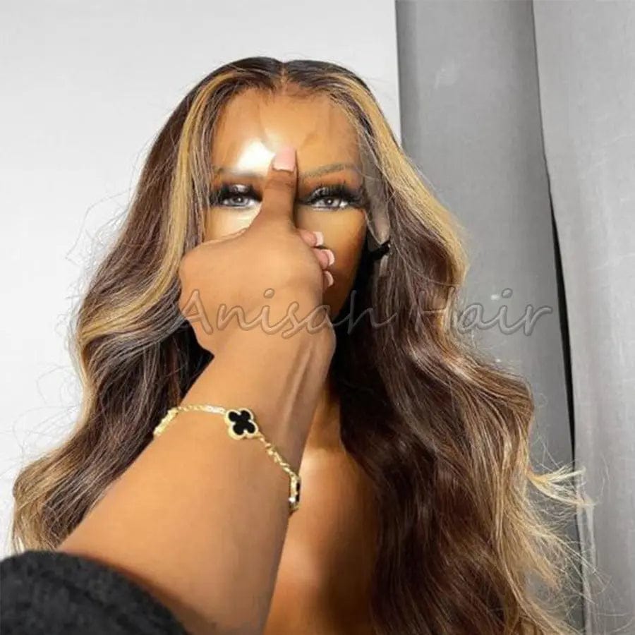Ombre Blonde Highlights Color Natural Body Wave