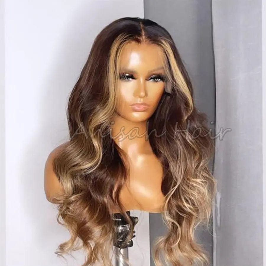 Ombre Blonde Highlights Color Natural Body Wave