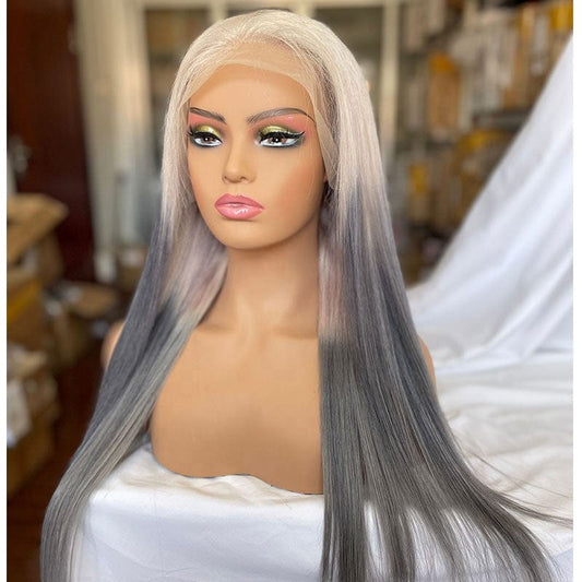 Ombre Brown Body Wave Wig Blonde Colored Human Hair Wigs For Women Pre Plucked Remy Brazilian Straight Lace Front Wig Human Hair