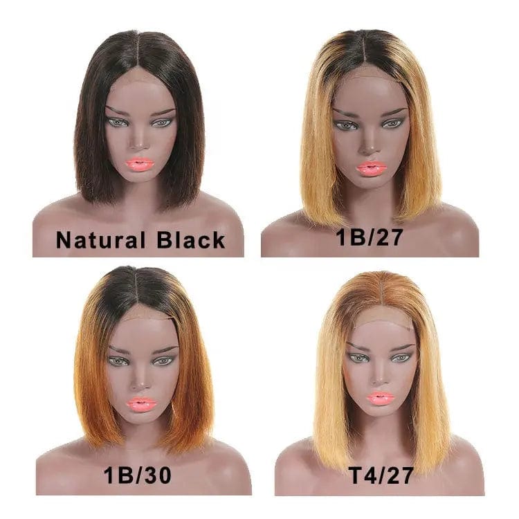 Ombre red brown blond color Hair