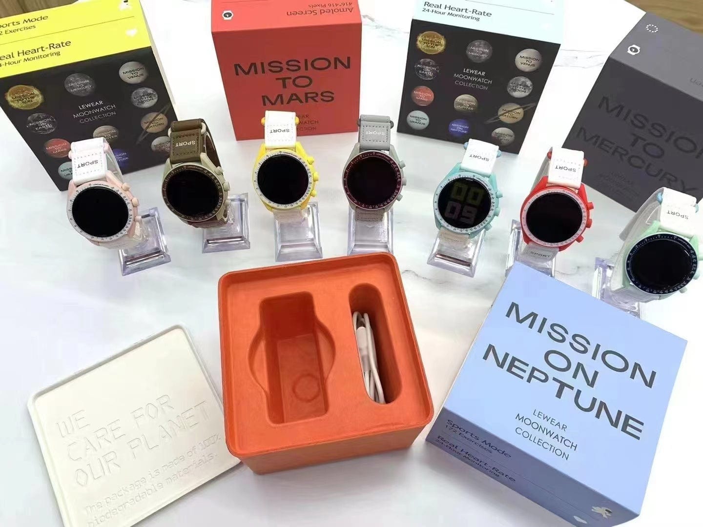 OMG Smartwatch 2024 Amoled Screen 1.28inch 416*416 True heart rate IP68 Waterproof fitness bracelet OMG smart sport watch