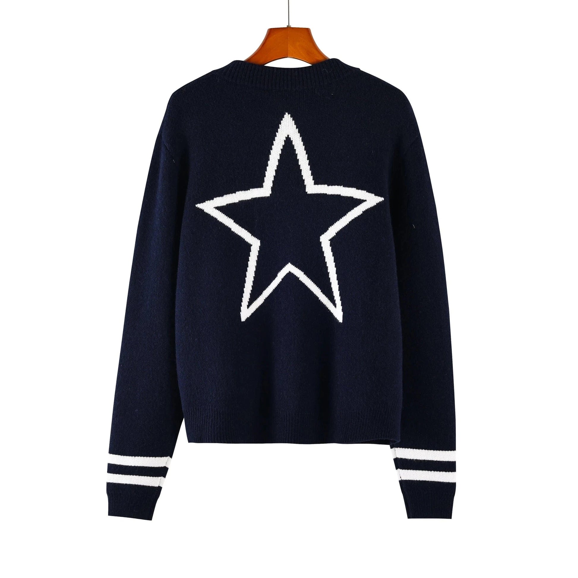 one size / 1 custom Nfl cowboys Knit jacket  plus size women knit sweater women zipper sweaters