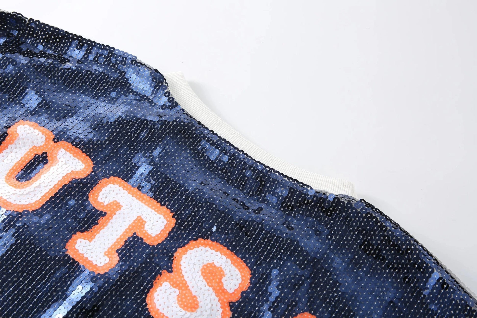 one size / 1 hot sale basketball Style  Party Dresses Sequin UTSA fashion casual dress Women sequins long t shirt dress