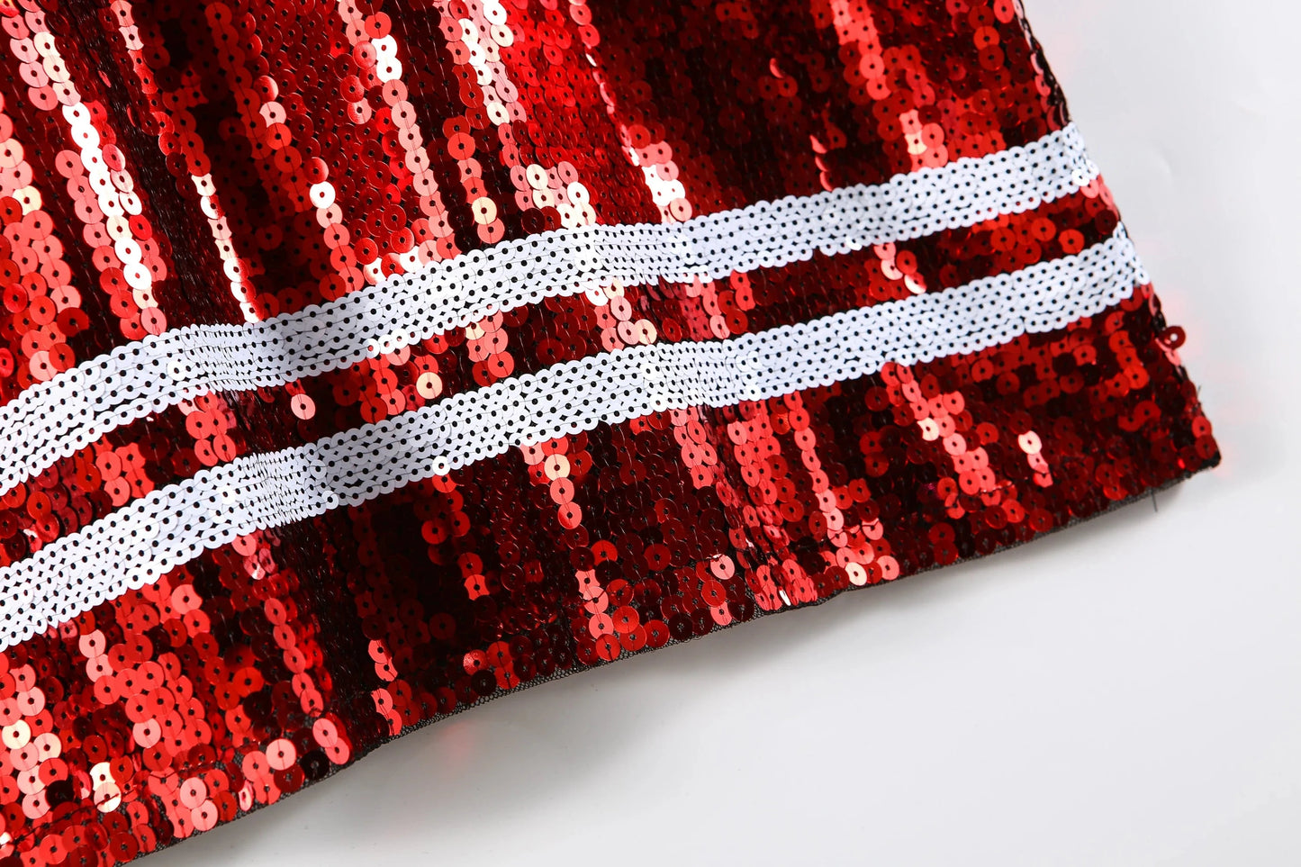 one size / 1 hot sale nfl Style Blue Party Dresses Sequin chiefs KC fashion casual dress Women sequins long t shirt dress