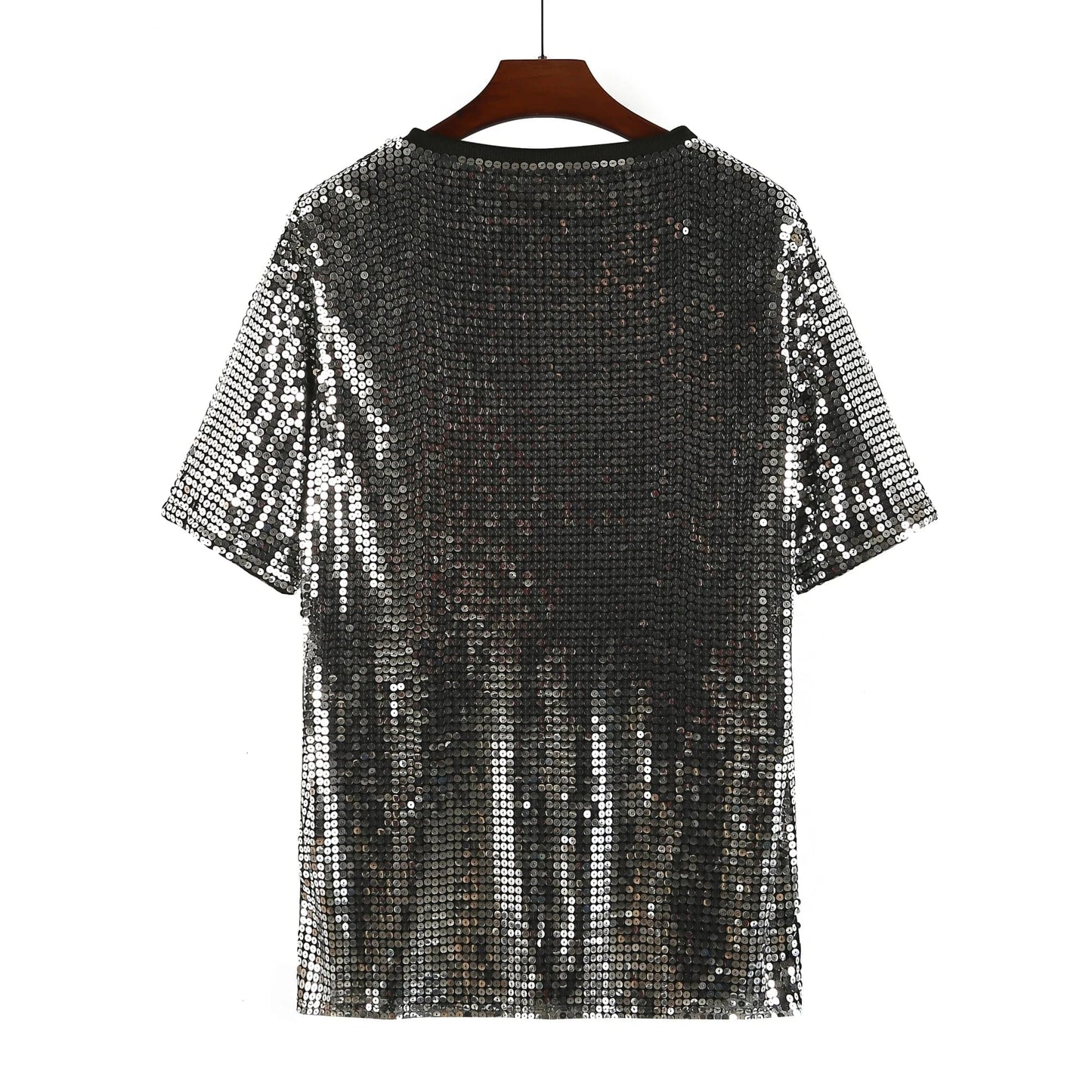 one size / 1 hot sale Style Party Dresses Sequin chiefs KC fashion casual dress Women Christmas sequins long t shirt dress