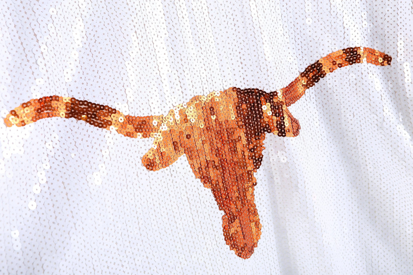 one size / 1 / Polyester Oversize plus size longhorn Women Casual Fashion Bling Sequins T-Shirts Girl's Sexy Loose Short Sleeve sequins t shirt