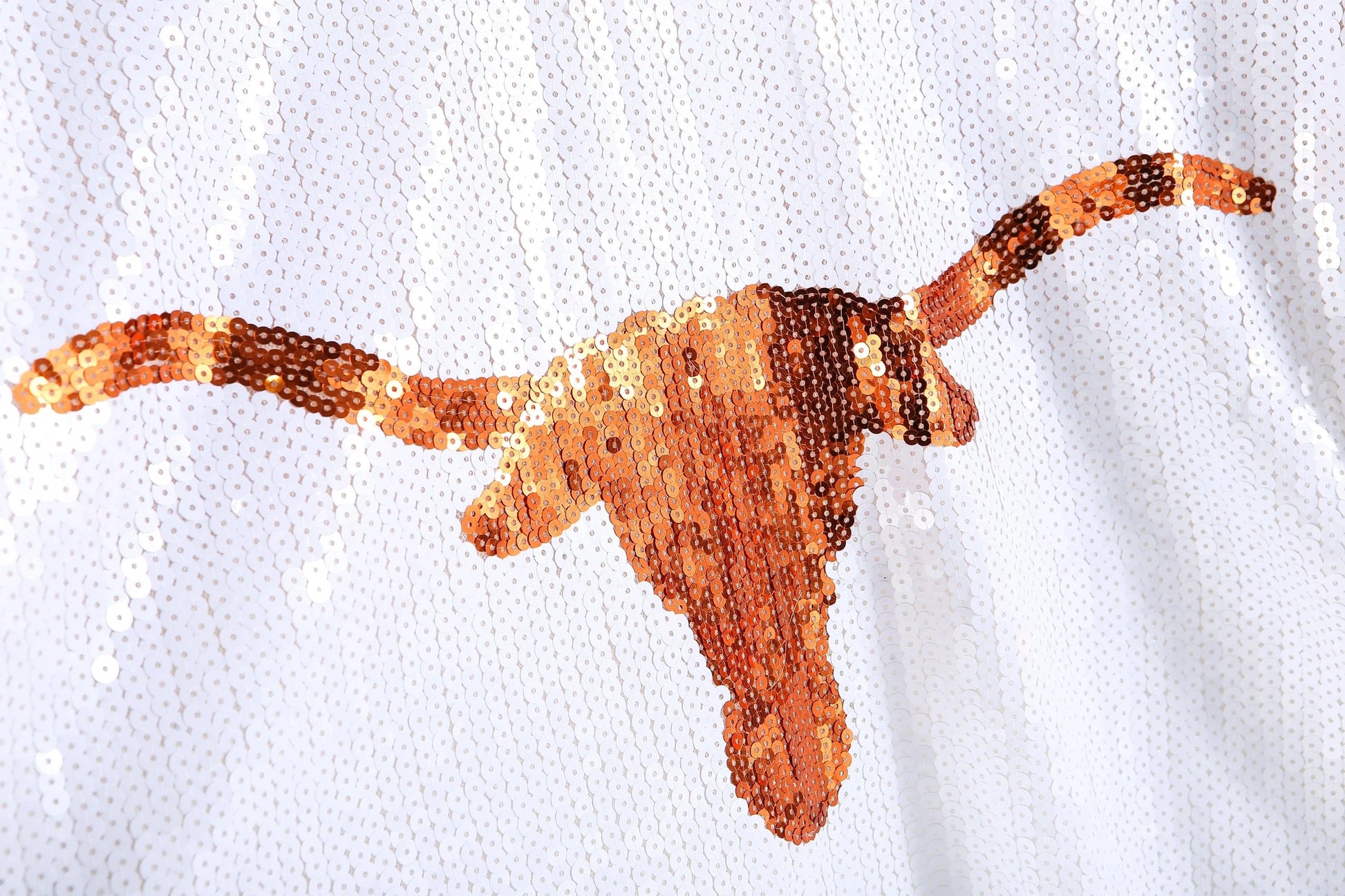 one size / 1 / Polyester Oversize plus size longhorn Women Casual Fashion Bling Sequins T-Shirts Girl's Sexy Loose Short Sleeve sequins t shirt