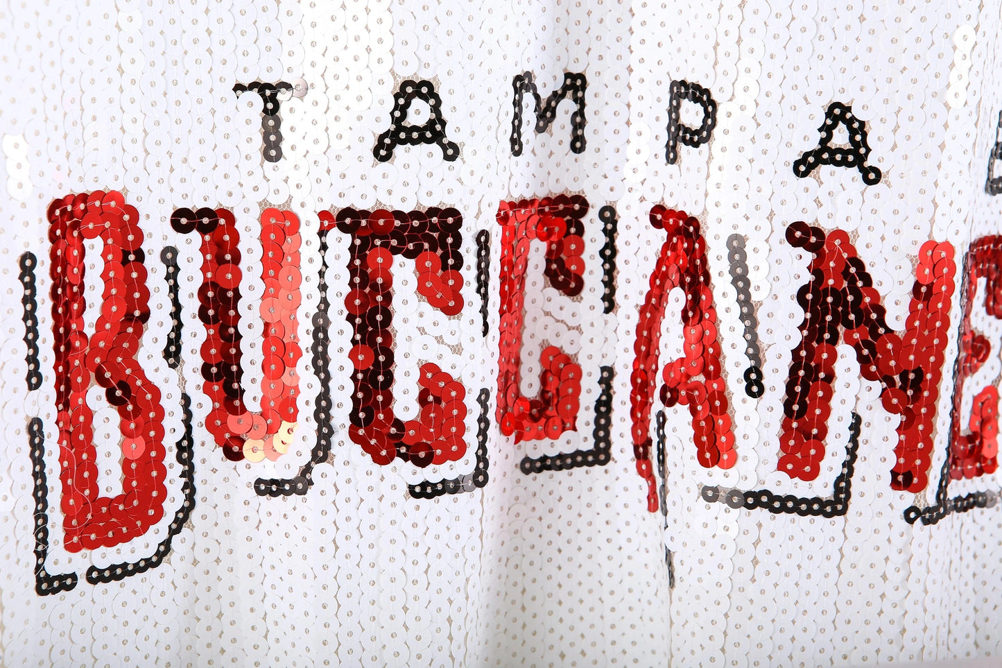 one size / 49ers hot sale Style  Party Dresses NFL buccaneers design fashion casual dress Women sequins t shirt dress