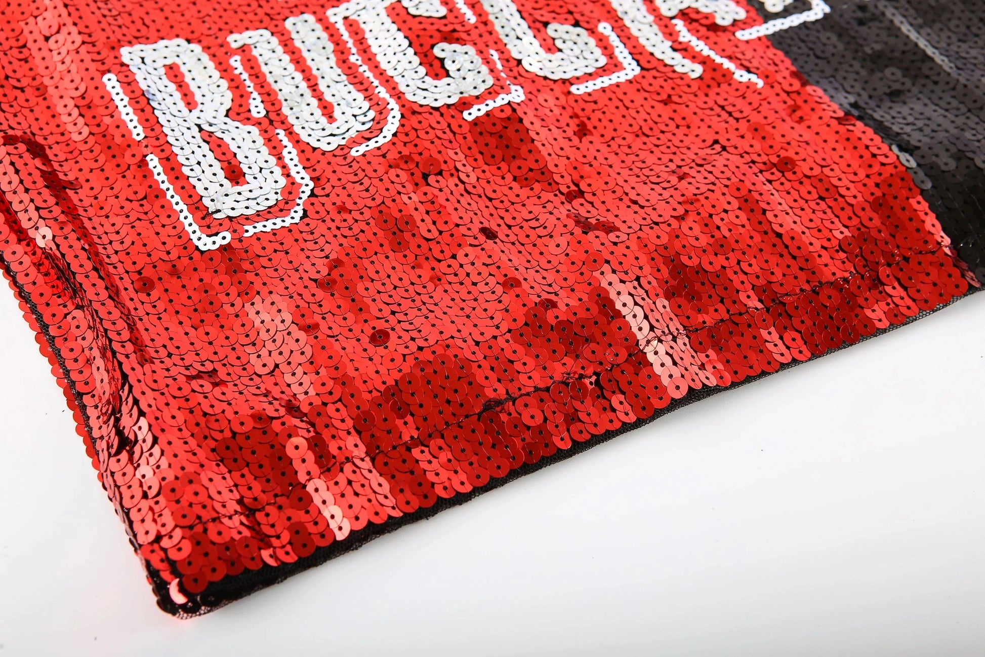 one size / buccaneers hot sale Style  Party Dresses NFL buccaneers design fashion casual dress Women sequins t shirt dress