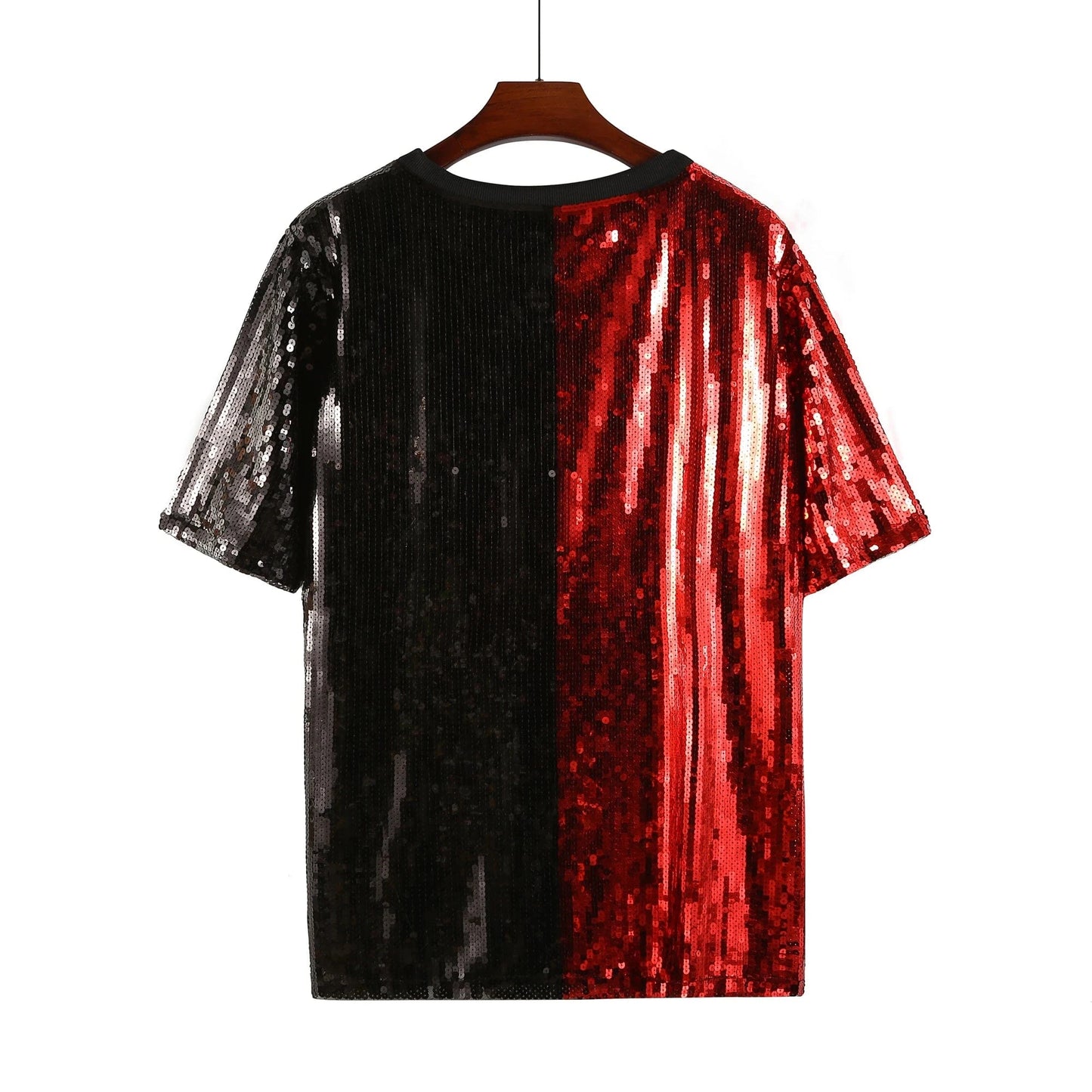 one size / buccaneers hot sale Style  Party Dresses NFL buccaneers design fashion casual dress Women sequins t shirt dress