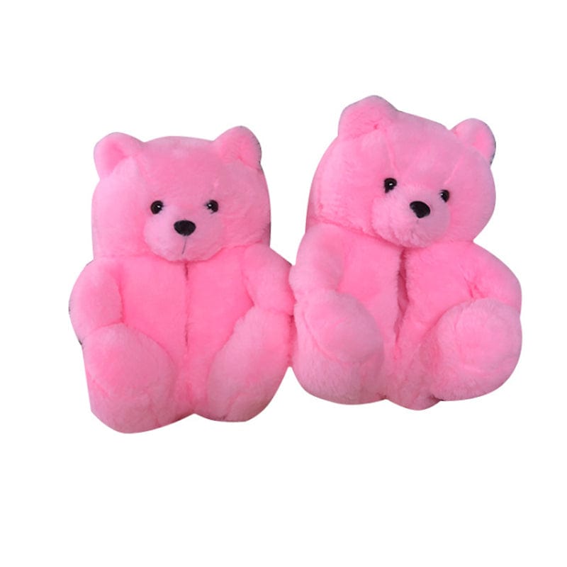 One Size Fit for All (35-41Size) / 205 Support Drop Shipping Tebby Designer Sandals Slides Custom Logo Pink Animal Women Slides Footwear Teddy Bear Slippers