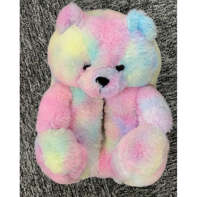 One Size Fit for All (35-41Size) / 207 Support Drop Shipping Tebby Designer Sandals Slides Custom Logo Pink Animal Women Slides Footwear Teddy Bear Slippers
