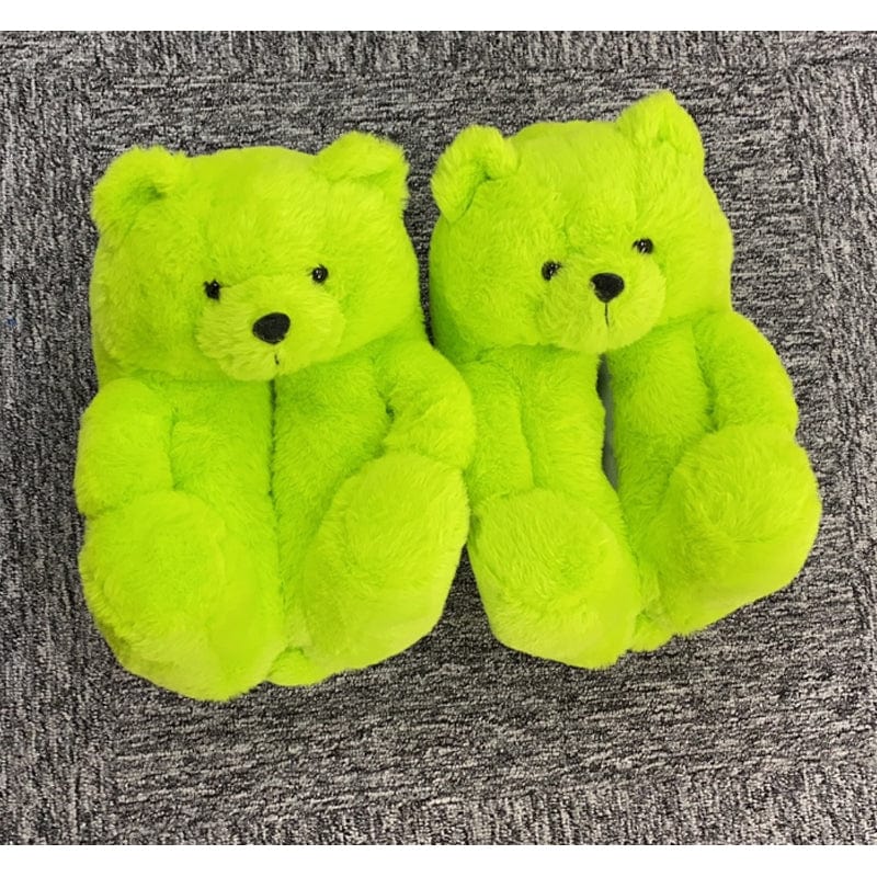 One Size Fit for All (35-41Size) / 218 Support Drop Shipping Tebby Designer Sandals Slides Custom Logo Pink Animal Women Slides Footwear Teddy Bear Slippers