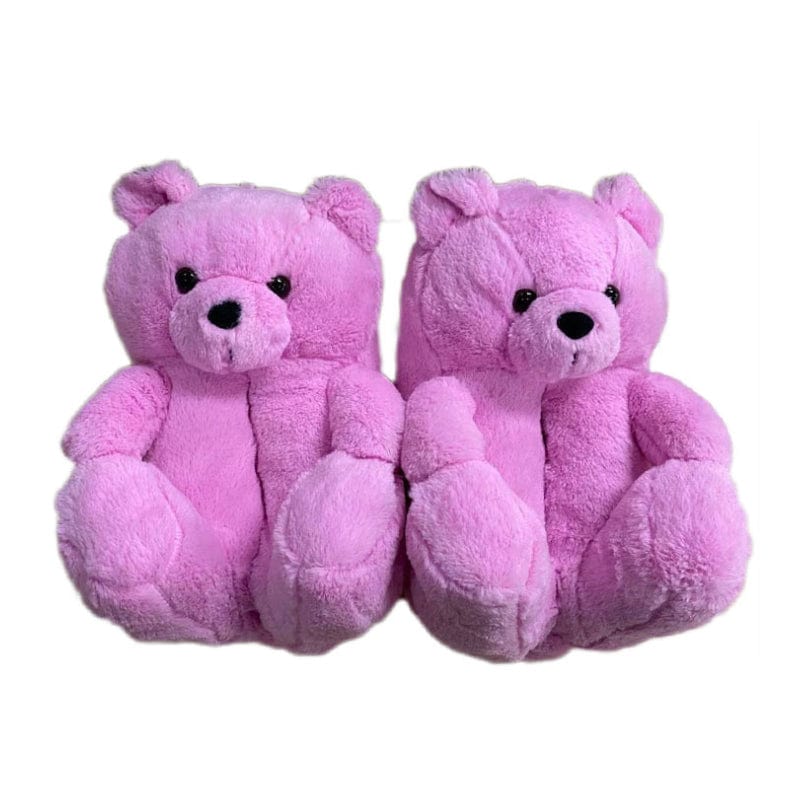 One Size Fit for All (35-41Size) / 222 Support Drop Shipping Tebby Designer Sandals Slides Custom Logo Pink Animal Women Slides Footwear Teddy Bear Slippers