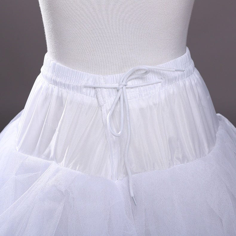 one size Manufacturer made Bride petticoats 6-layer steel ring wedding dress skirts in stock drop shipping fulfill plus size petticoat