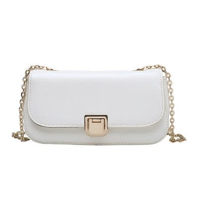one size / White Hot Sales Solid Color Fashion Casual All Match Ladies Crossbody Hand Bags Shoulder Bag For Women