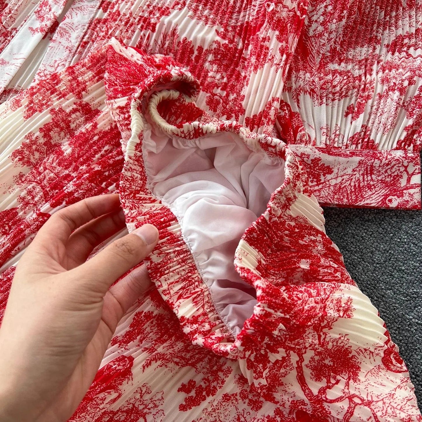 Ons size Spring/Summer Loose Pleated Shirt+Bra+Draping High Waist Pants Pure Desire Fashion Women's Set