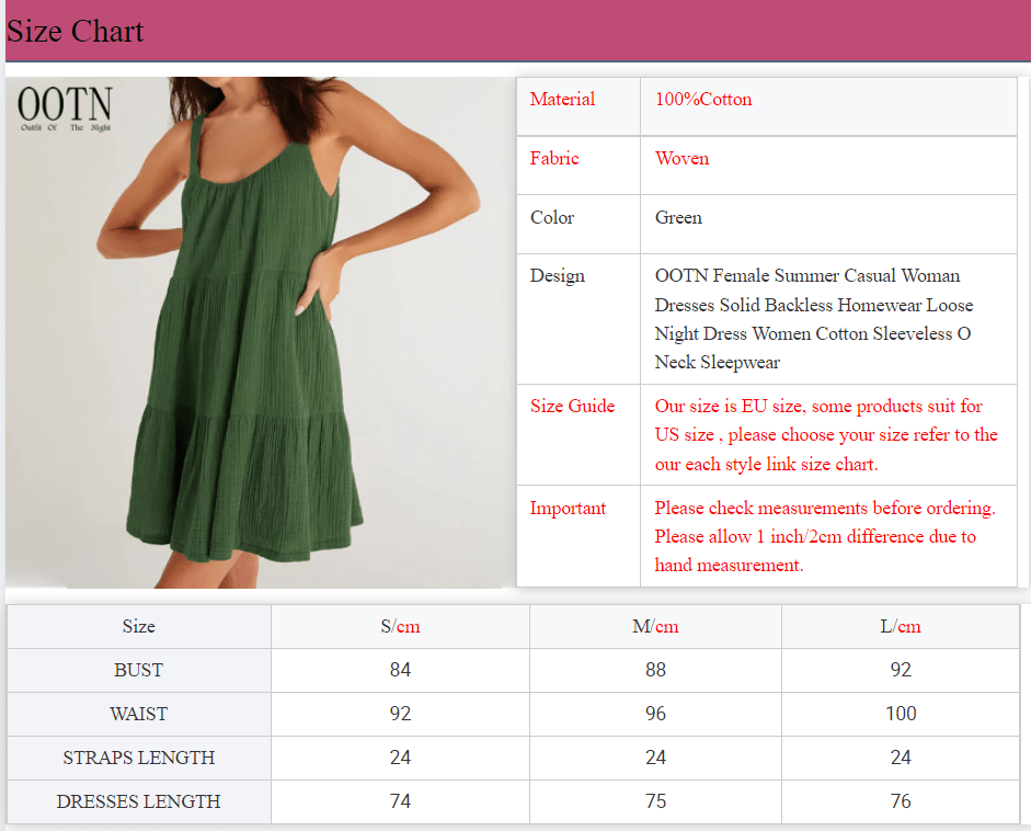 OOTN Female Summer Casual Woman Dresses Solid Backless Homewear Loose Night Dress Women Cotton Sleeveless O Neck Sleepwear