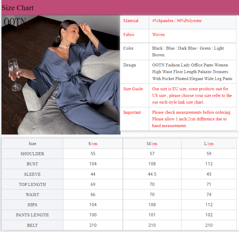 OOTN Wrist Sleep Tops Satin Pants Loose Pajamas Casual Sleepwear Female Home Suits Solid Women Robes With Sashes 2 Piece Set