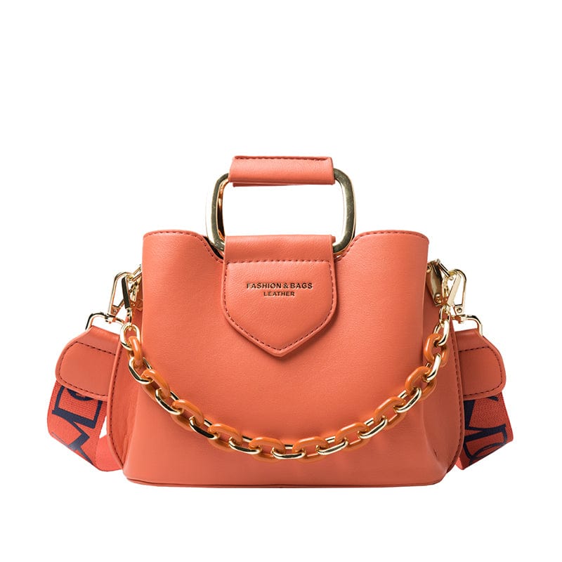 Orange 2022 New Customized Luxury Multifunctional high quality tote bag Handbag leather purses wholesales handbags for women