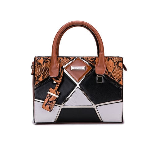 Orange HEC Best-Selling Products Big Capacity Pu Handbag Women Shoulder Bag