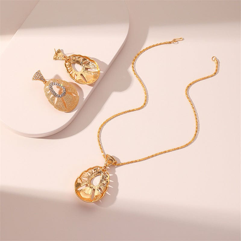 other / 1 Hawaiian Pearl Cute Bff Traditional Big Hip Hop Packaging Opalstone Pendant Bridalindian Style Diy Gold Necklace Jewelry Sets